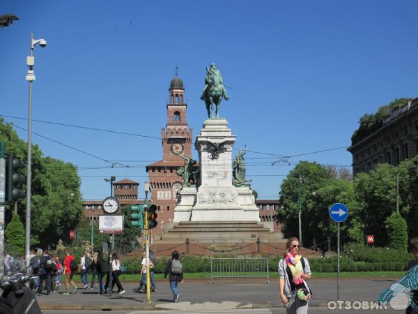 памятник джузеппе гарибальди в милане