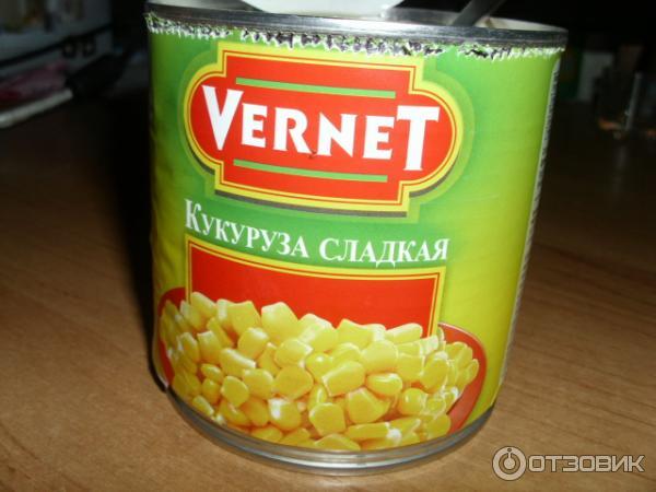 Консервированная кукуруза Vernet фото