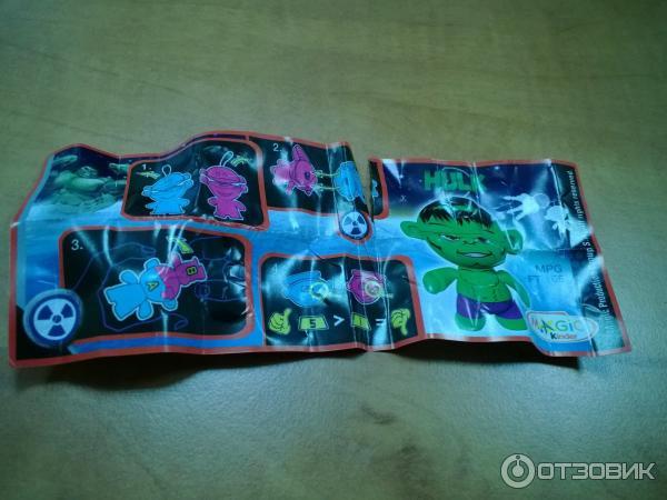 Шоколадное яйцо Kinder Surprise Супергерои Marvel фото