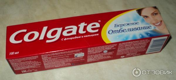Зубная паста Colgate Бережное отбеливание фото