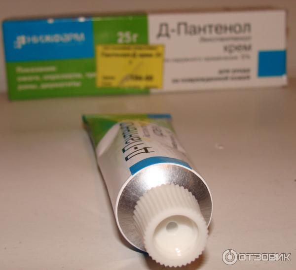 Крем Нижфарм Д-Пантенол для ухода за поврежденной кожей фото