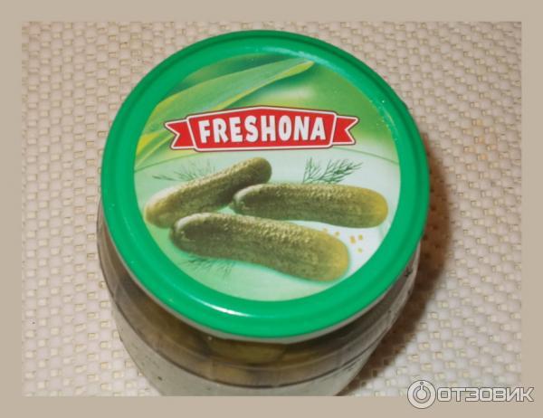 Маринованные огурцы Freshona фото