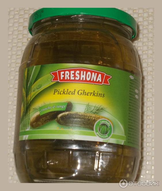 Маринованные огурцы Freshona фото
