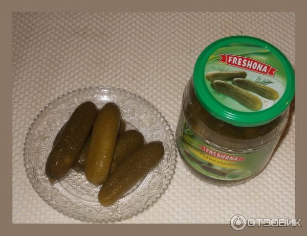 Маринованные огурцы Freshona фото