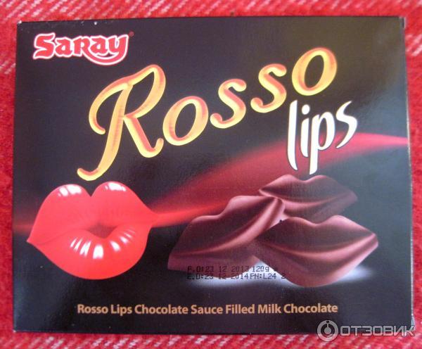 Конфеты Rosso Lips Milk Chokolate фото