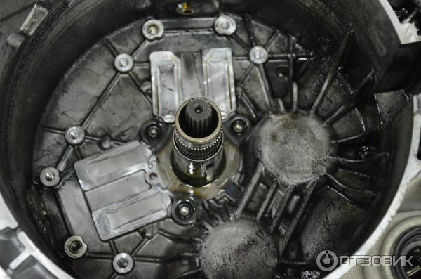 Вилки выжима блока сцепления сняты