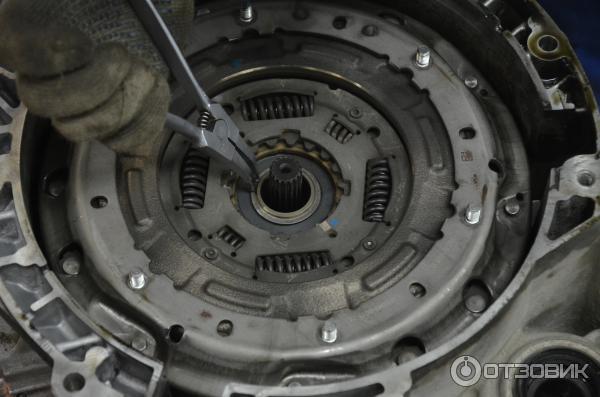 разсухариваем стопорное кольцо