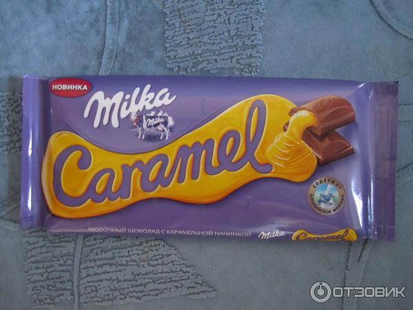 Шоколад Milka Caramel фото