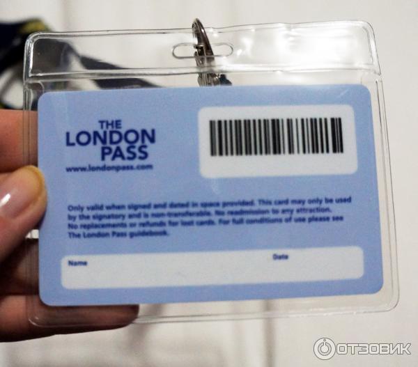 Пластиковая туристическая карта London Pass, Лондон фото