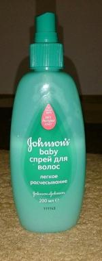 Спрей для волос Johnson's Baby "Легкое расчесывание" фото