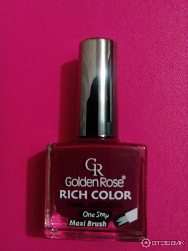 Лак для ногтей Golden Rose Rich Color nail lacquer фото