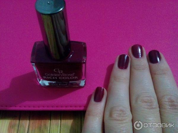 Лак для ногтей Golden Rose Rich Color nail lacquer фото