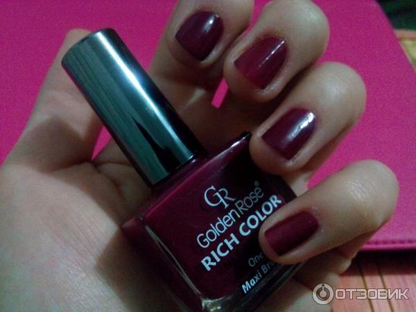 Лак для ногтей Golden Rose Rich Color nail lacquer фото