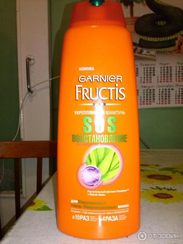 Шампунь для волос Garnier Fructis SOS восстановление фото