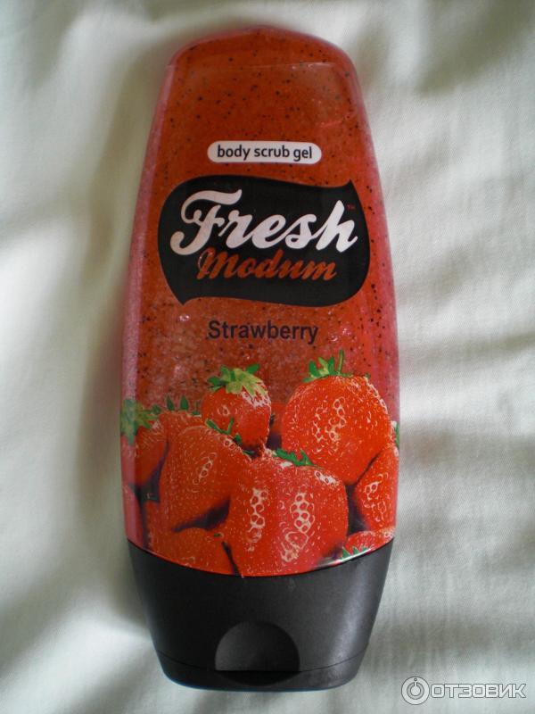 Гель-скраб для тела Modum Fresh Strawberry фото