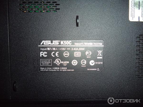 Ноутбук Asus K50C фото