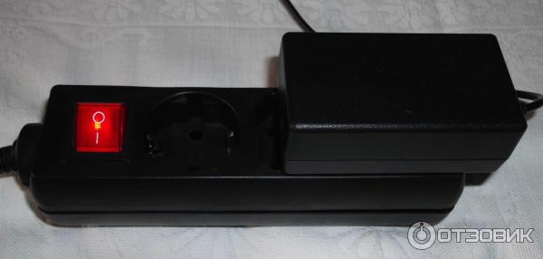 Удлинитель PC PET AP02009-5-BK, 5.0м, 4 розетки, Чёрный