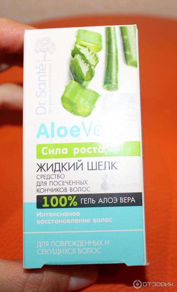 Средство для посеченных кончиков волос Dr. Sante Aloe Vera Жидкий шелк фото