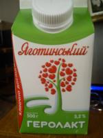 Продукт кисломолочный питьевой Яготинський "Геролакт" 3,2% фото