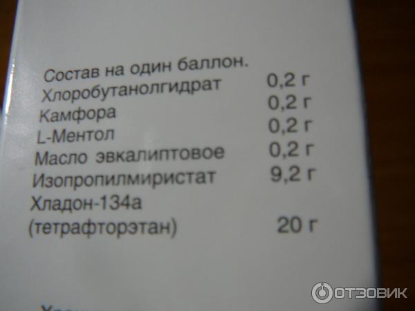 Аэрозоль для горла Фармстандарт Каметон фото