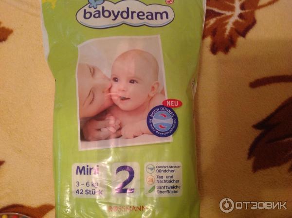 Детские подгузники Babydream фото