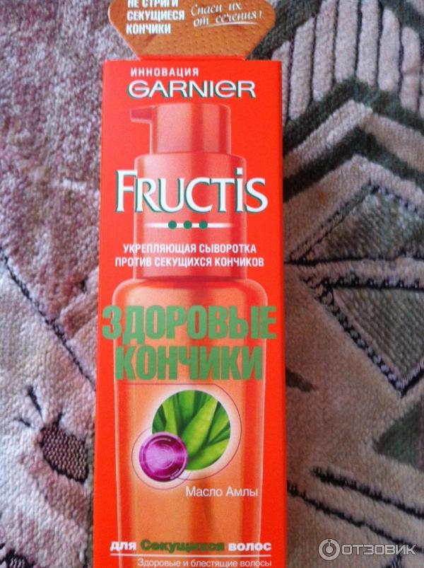 Укрепляющая сыворотка Garnier Fructis Здоровые кончики против секущихся кончиков фото