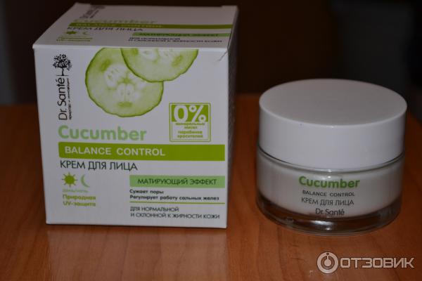 Крем для лица Dr. Sante Cucumber Balance Control для нормальной и склонной к жирности кожи фото