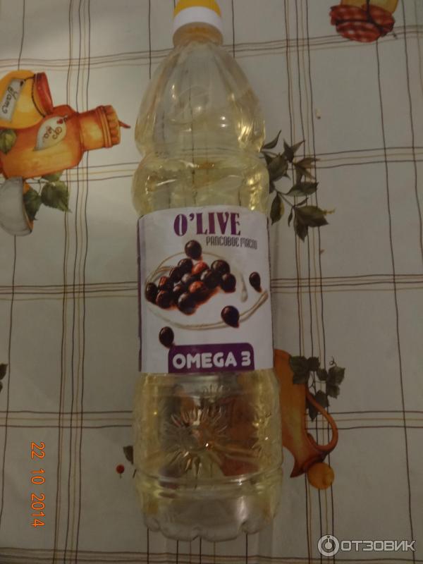 Рапсовое масло O`Live OMEGA 3 фото