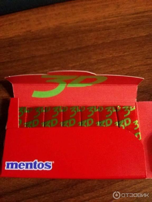 Жевательная резинка Mentos 3D фото