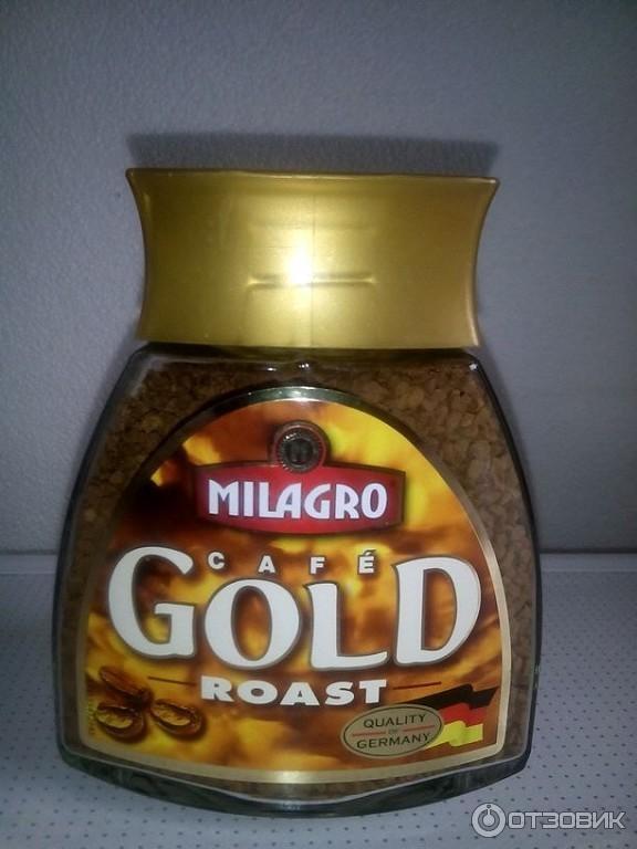 Растворимый кофе Milagro Gold roast фото