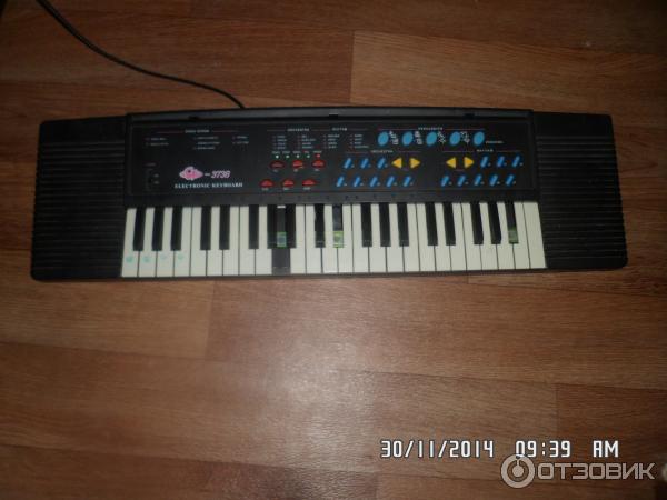 Детский синтезатор с микрофоном Electronic Keyboard SK-3738 фото