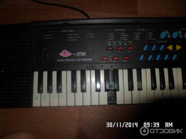 Детский синтезатор с микрофоном Electronic Keyboard SK-3738 фото