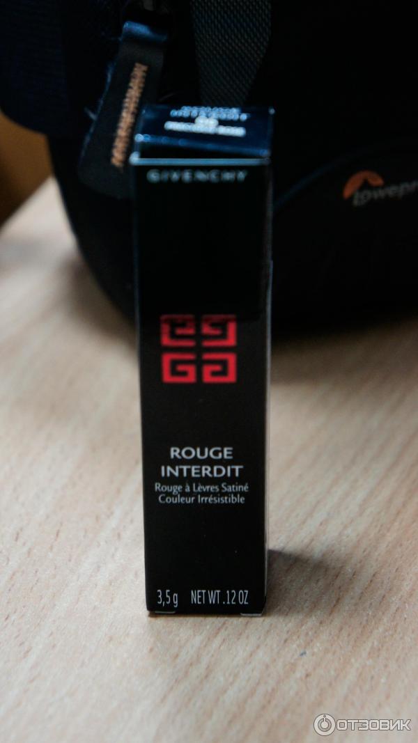 Губная помада Givenchy Rouge Interdit фото