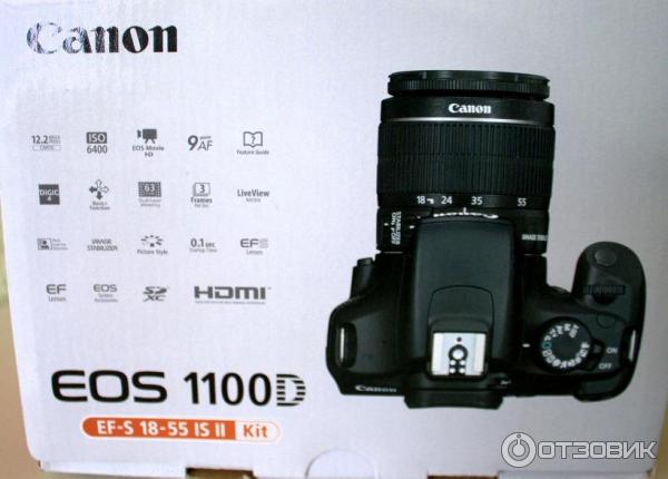 Цифровой зеркальный фотоаппарат Canon EOS 1100D Kit 18-55 IS II