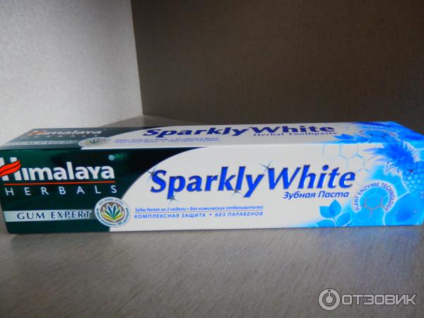 Зубная паста Himalaya Herbals Sparkly White фото