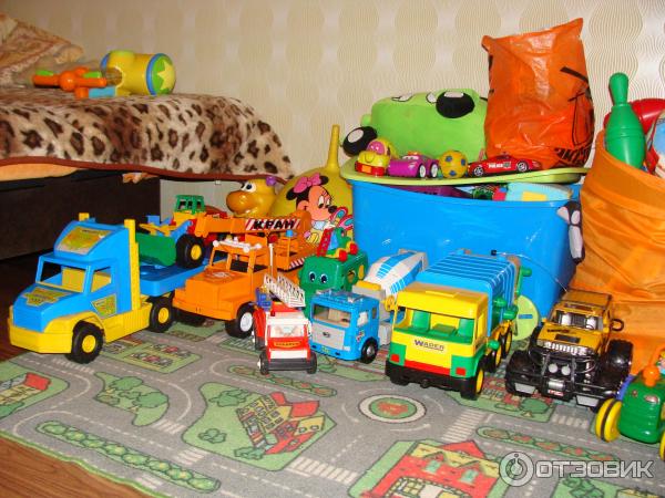 Игрушка Wader Middle Truck Мусоровоз фото