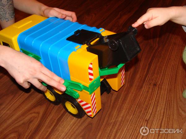 Игрушка Wader Middle Truck Мусоровоз фото