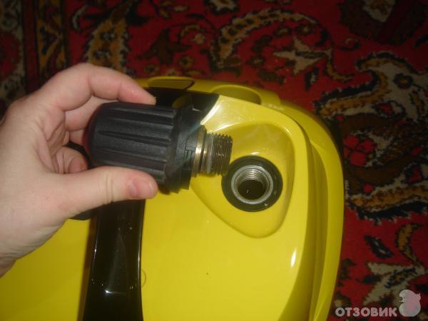 Как открутить пароочиститель керхер
