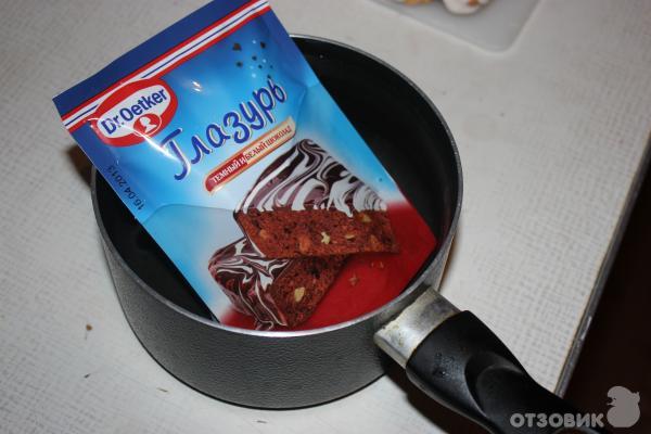 Глазурь темный и белый шоколад Dr.Oetker фото