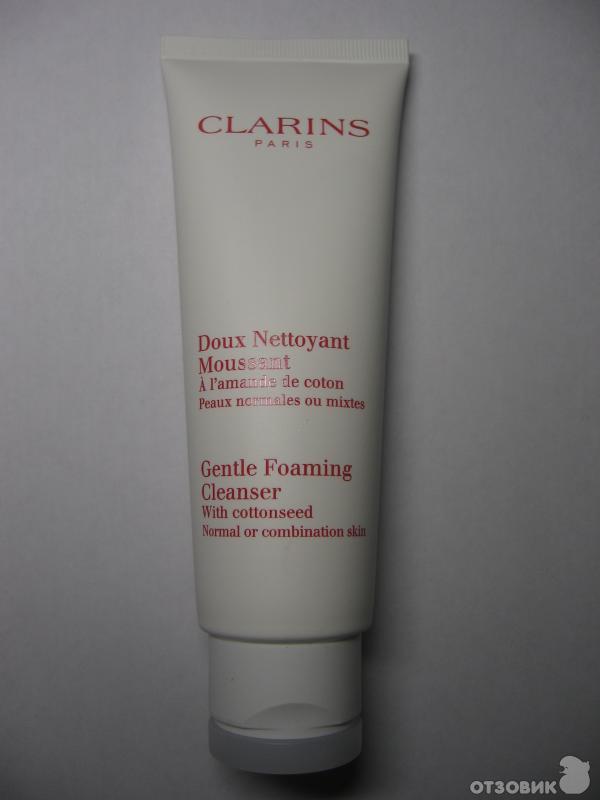 Clarins Gentle Foaming Cleansing with cottonseed