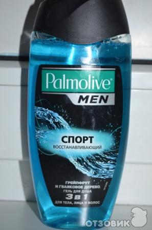 Гель для душа Palmolive Men Спорт восстанавливающий 3 в 1 фото