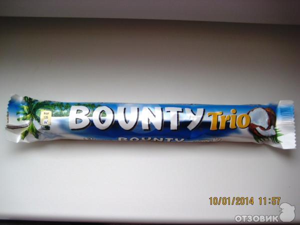 Шоколадный батончик Bounty (Баунти). Разбираем состав.