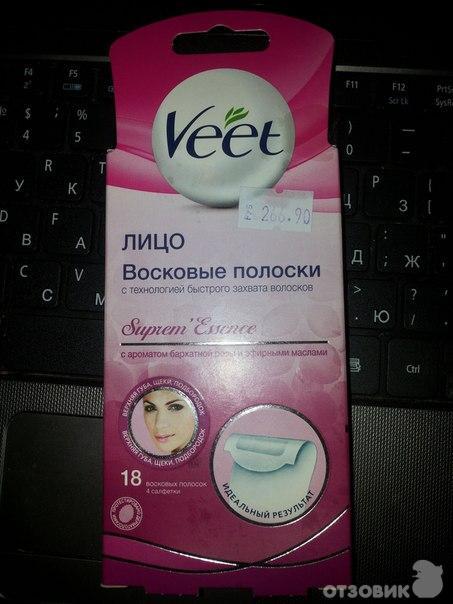 Восковые полоски Veet с технологией быстрого захвата волосков фото