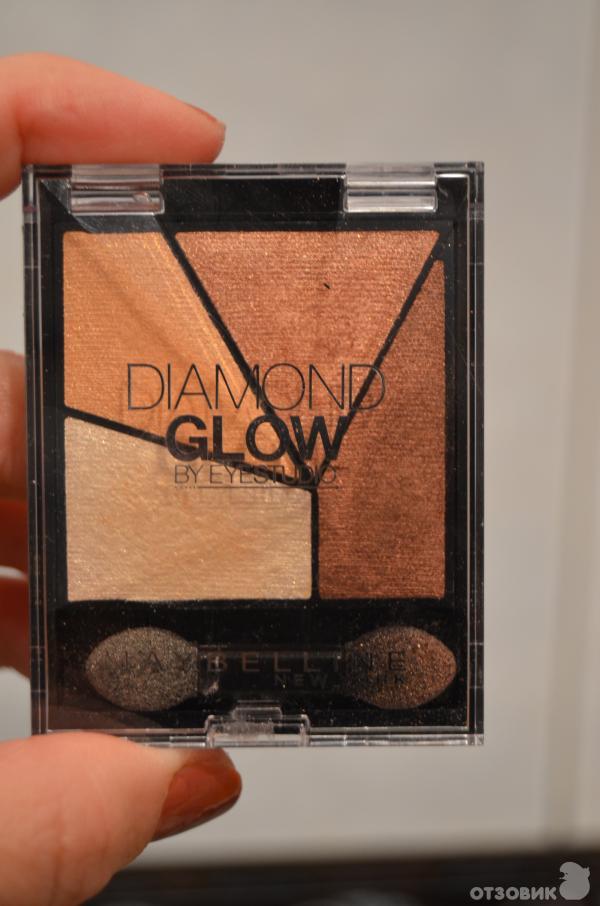 Тени Maybelline New York Diamond Glow фото