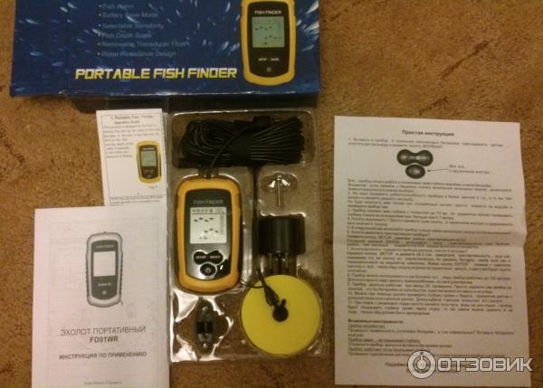 Эхолот портативный Fish Finder FD01WR