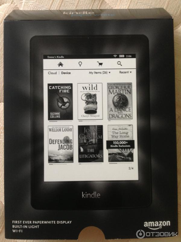 Электронная книга Amazon Kindle Paperwhite фото