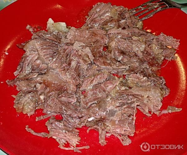Как выглядит тушенка внутри Отзыв о Говядина тушеная Барс кусковая Лучшая тушенка, лучший производитель