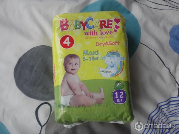 Детские подгузники Baby Care with love фото