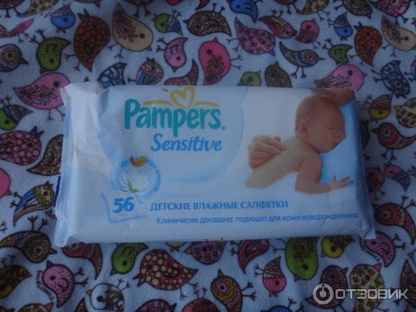 Салфетки Pampers Sensitive фото