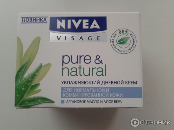 Увлажняющий дневной крем Nivea Visage Pure & Natural фото